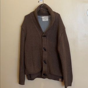 Weatherproof vintage cable knit sweater XL